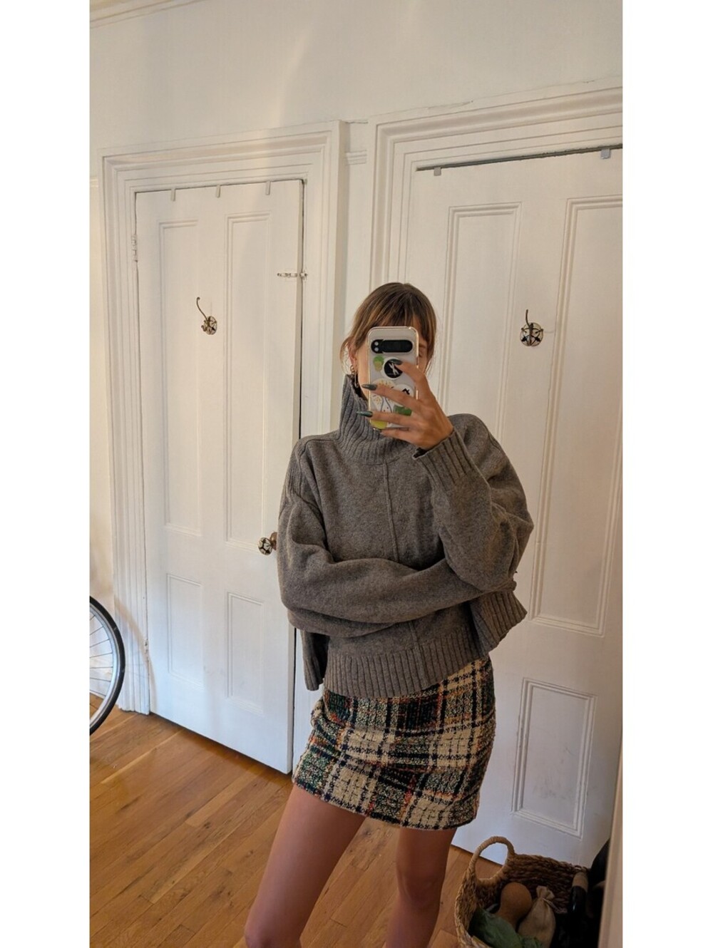 Apiece Apart Gray Turtleneck Sweater for Women